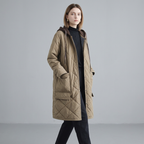 Diamond Pattern Casual Cotton Jacket