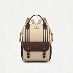 Color-blocked Portable Diaper Bag