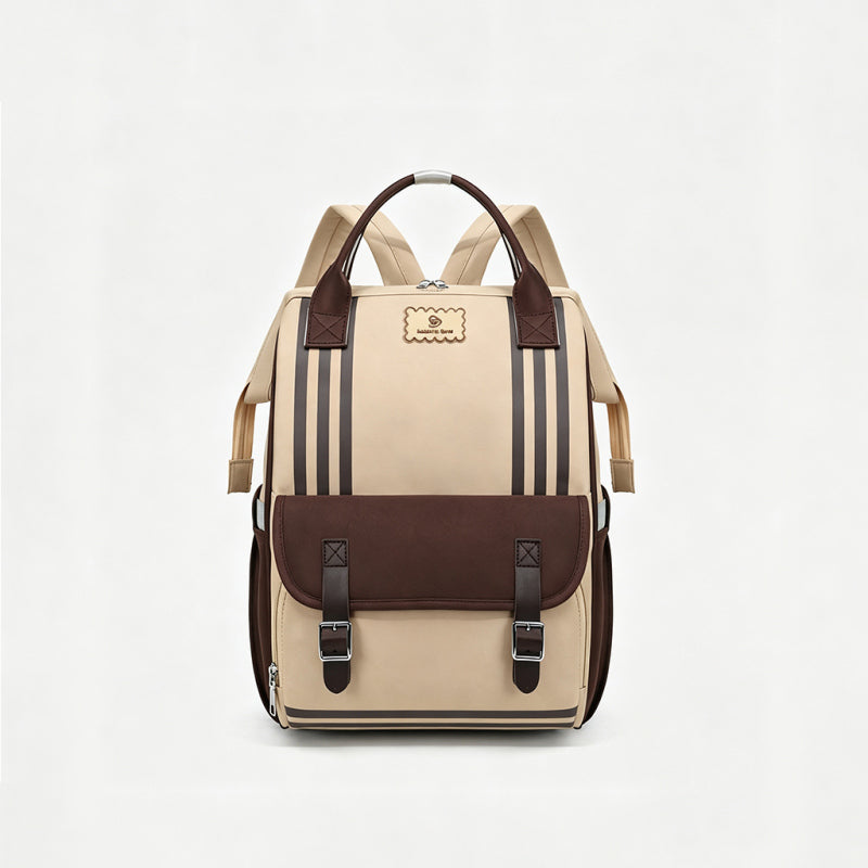 Color-blocked Portable Diaper Bag