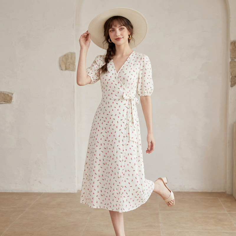 Puff Sleeve Dress