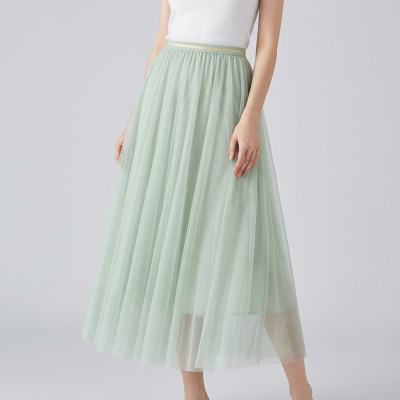 High-waisted Puffy Skirt