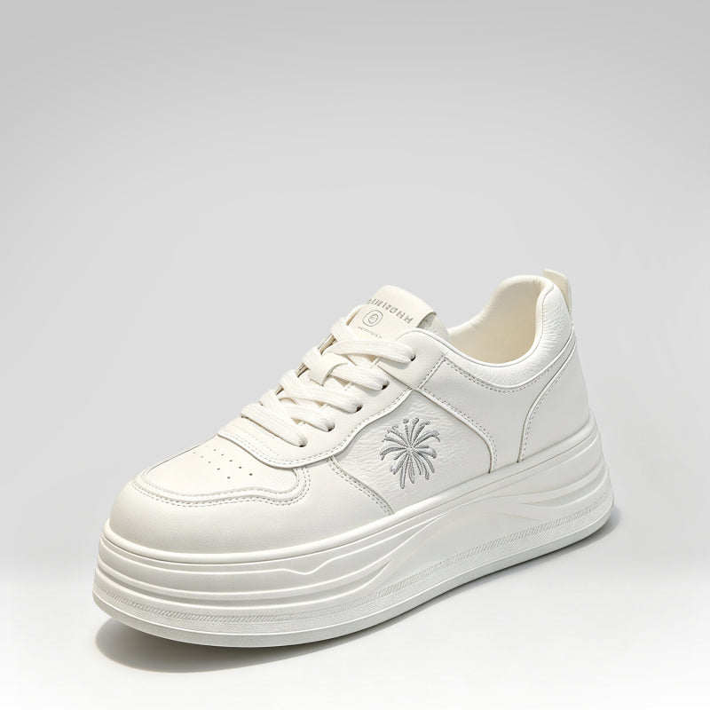 Platform Casual White Sneakers