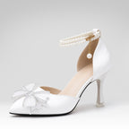 Pearl Strappy Crystal Shoes