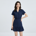 French-style Fitted Waist Dress