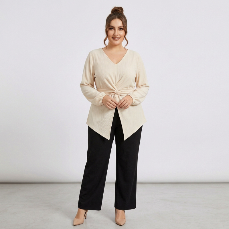 Stylish And Slimming Long Sleeves