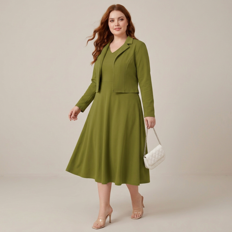 Elegant Cardigan Two-piece Set