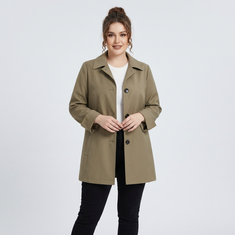Casual Slimming Trench Coat