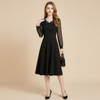 Lace Long-sleeved Dress
