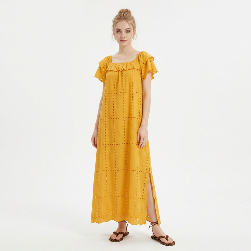 Hollow-out Dress