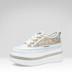 Platform Sequined Sneakers