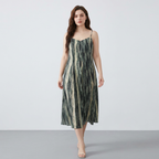 Gradient Print Slip Dress