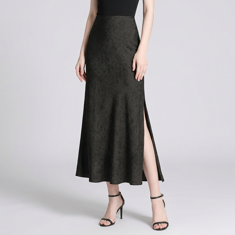 Fishtail Skirt With Slit