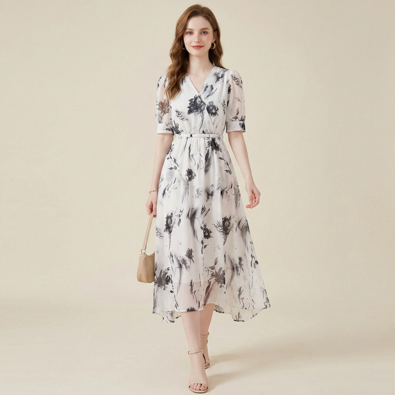 Youthful Printed Dress