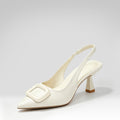 Elegant Square Buckle High Heels