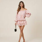 One-shoulder Sexy Short Skirt