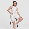 Elastic Slimming Mid-length Shorts