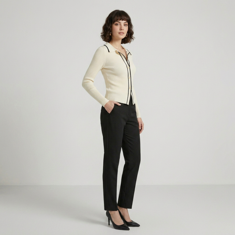 Slim-fit Knitted Cardigan
