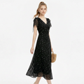V-neck Floral Dress