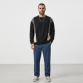 Retro Color-blocked Sweatshirt