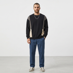 Retro Color-blocked Sweatshirt