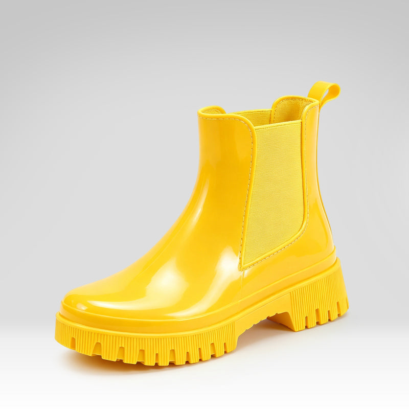 Stylish Elastic Band Rain Boots