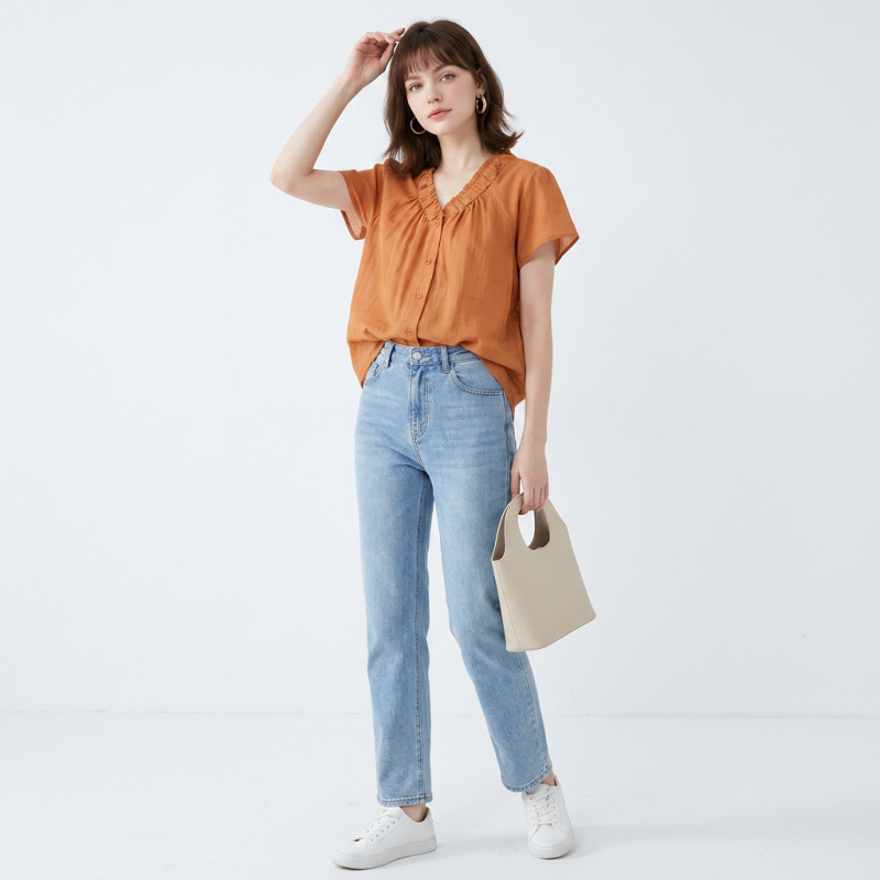 Retro V-neck Shirt