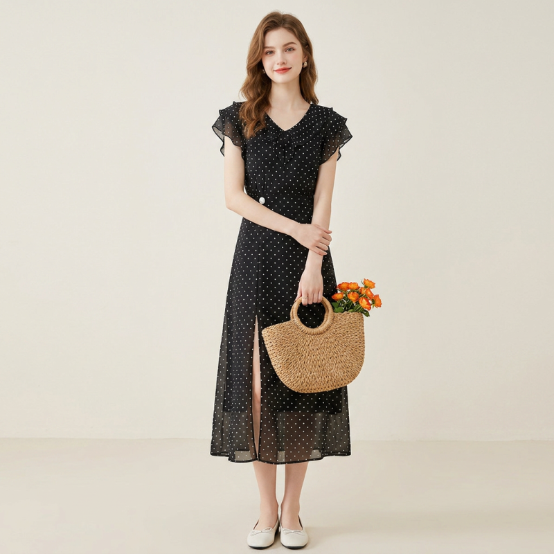 Elegant Ruffle Dress