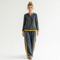 Stylish Color-blocked Suit