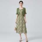 Faux Two-piece Dress