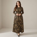 Elegant Printed Dress