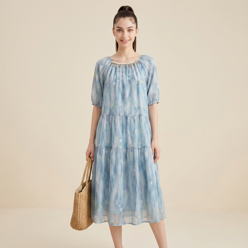 Blue Elegant Dress