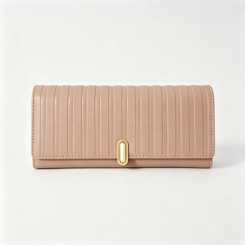 Long Striped Wallet