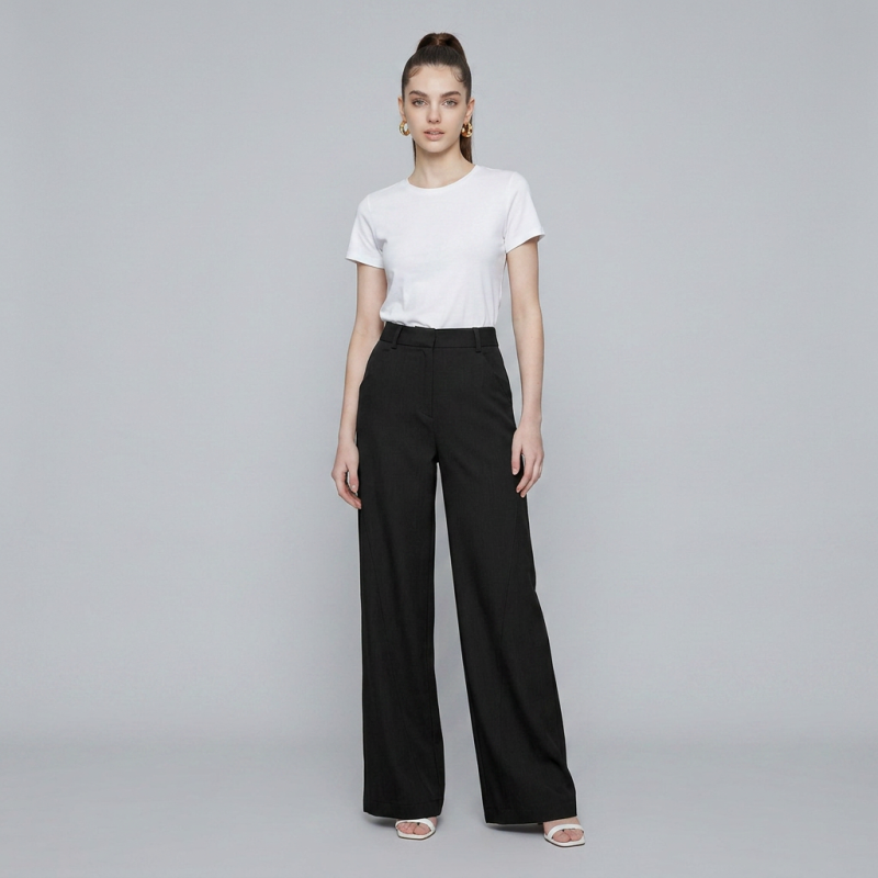 Casual Straight-leg Trousers