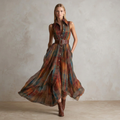 Plaid Fitted Waist Dress