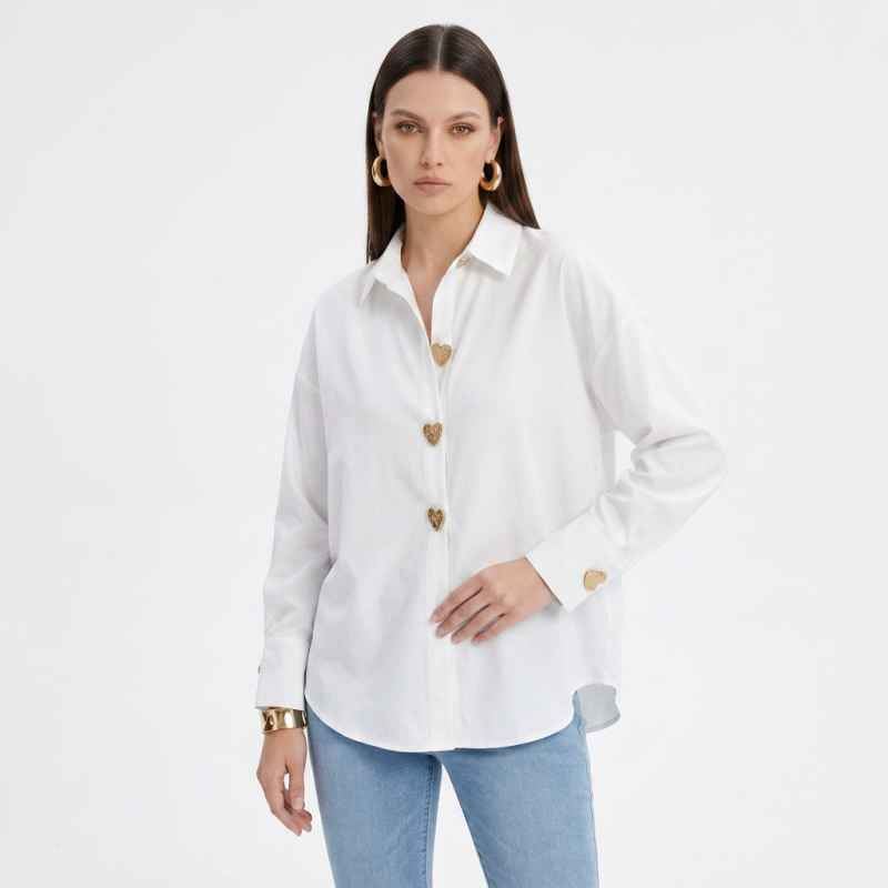 Simple And Slimming Shirt