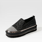 Rhinestone Platform Casual Shoes