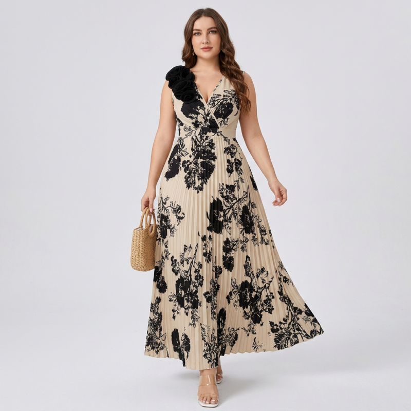 3d Floral Dress