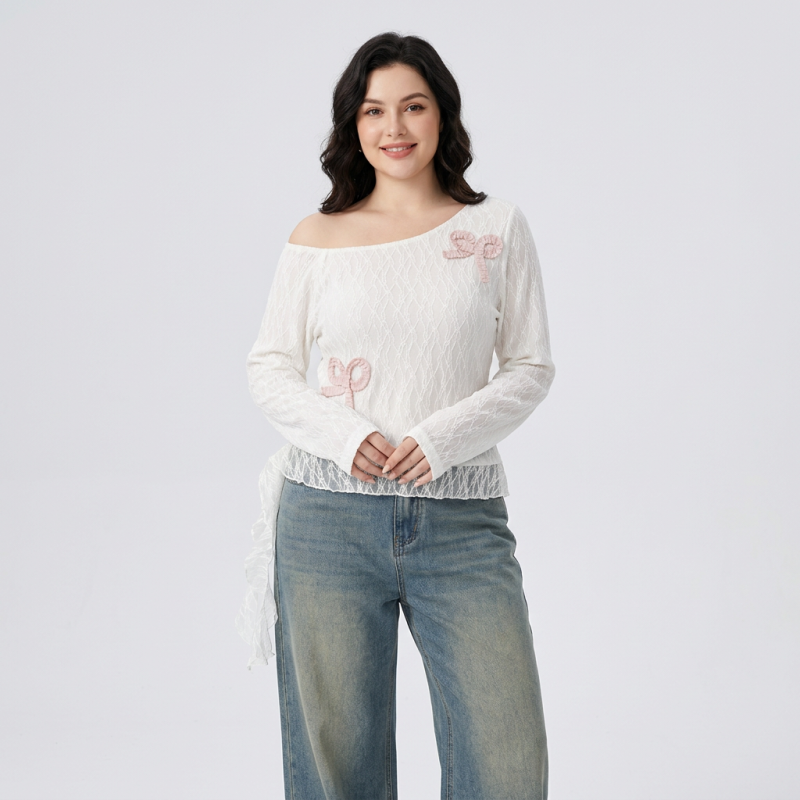 Top With Off-shoulder Design