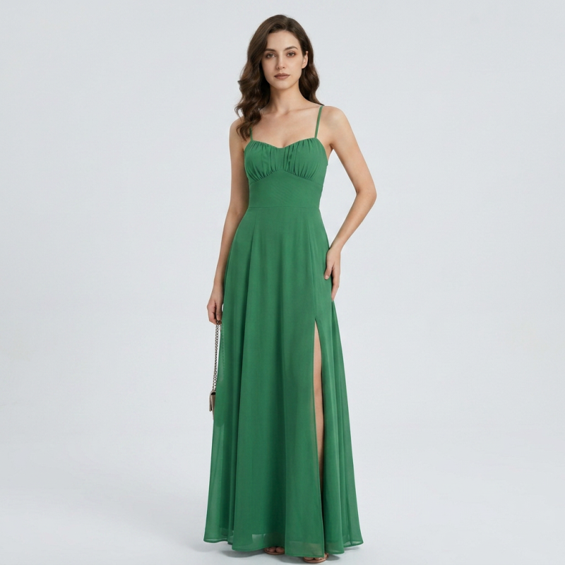 Backless Dress With Straps