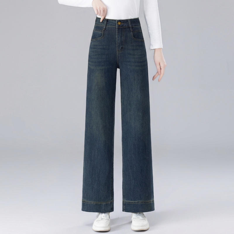 Cropped Loose Jeans