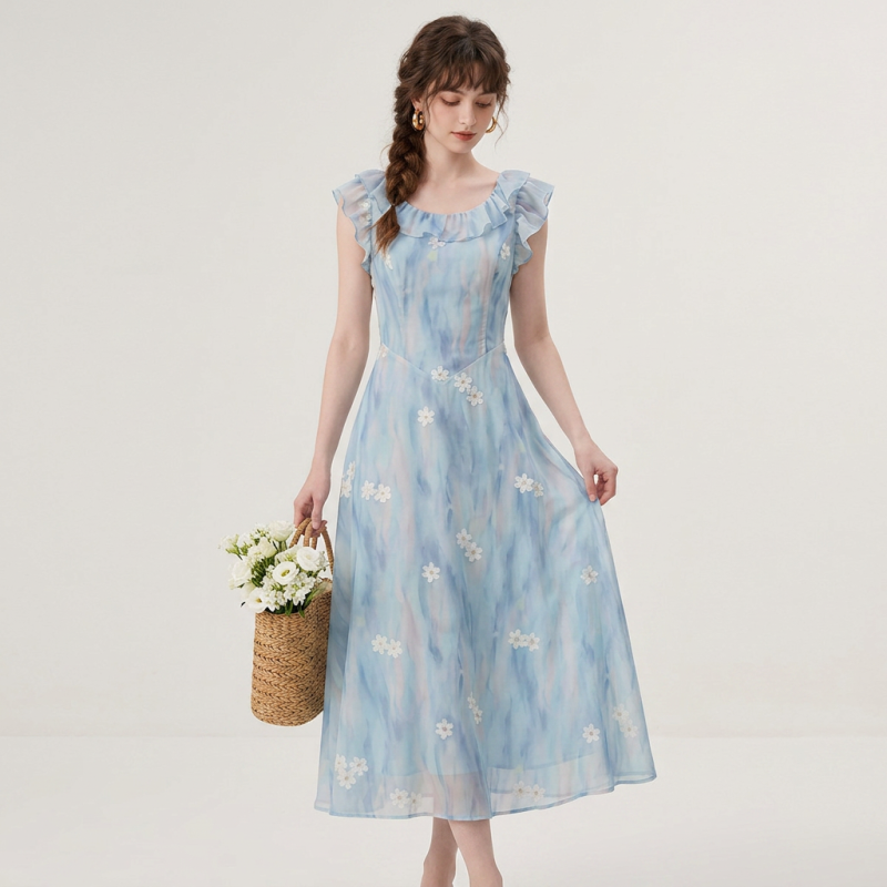 U-neck Dress