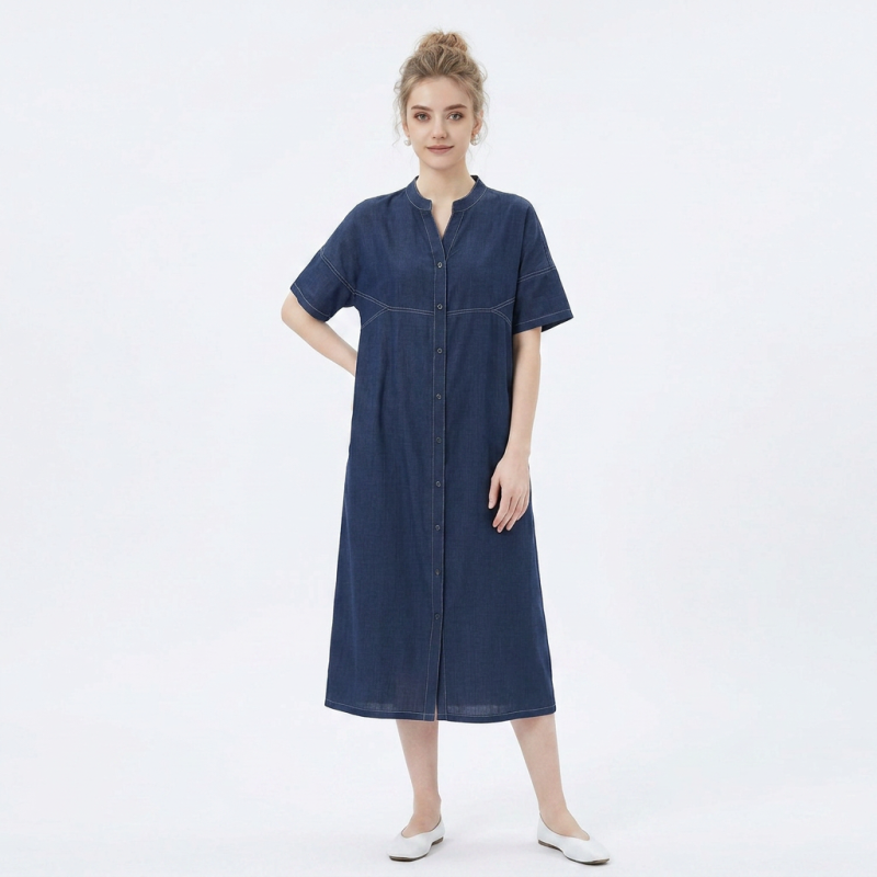 Retro Denim Dress
