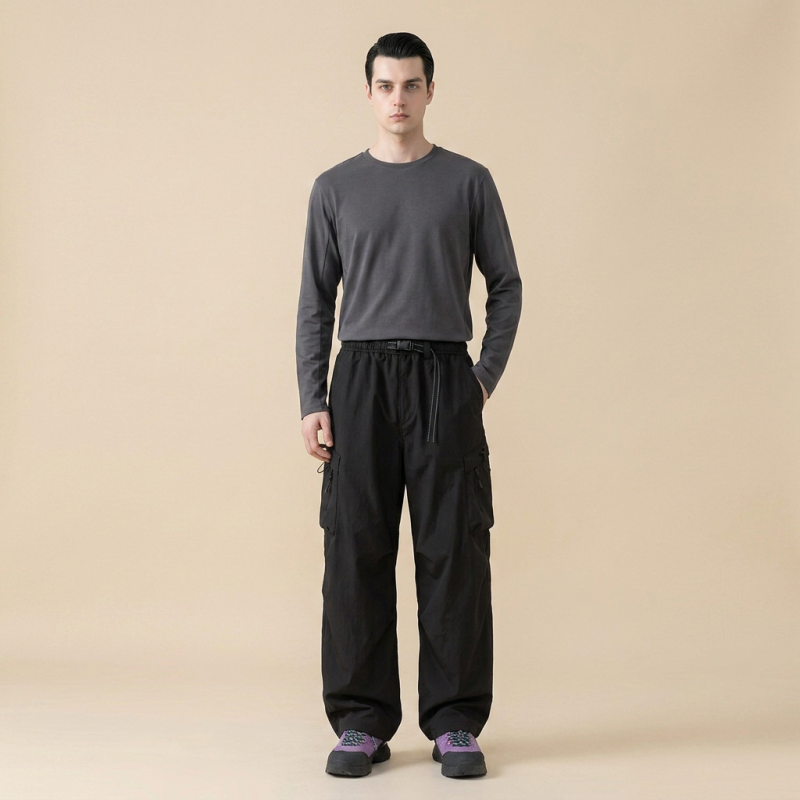 Loose-fitting Multi-pocket Cargo Pants