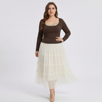 Mesh Cake Skirt