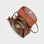 Oil-waxed Leather Crossbody Bag