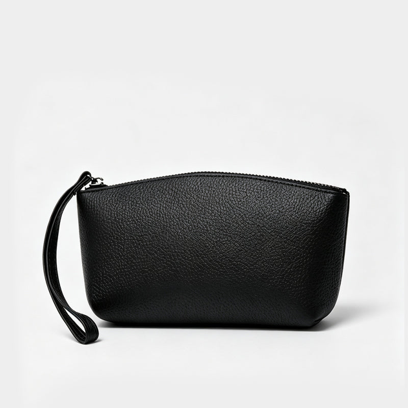 Lychee-patterned Cowhide Clutch