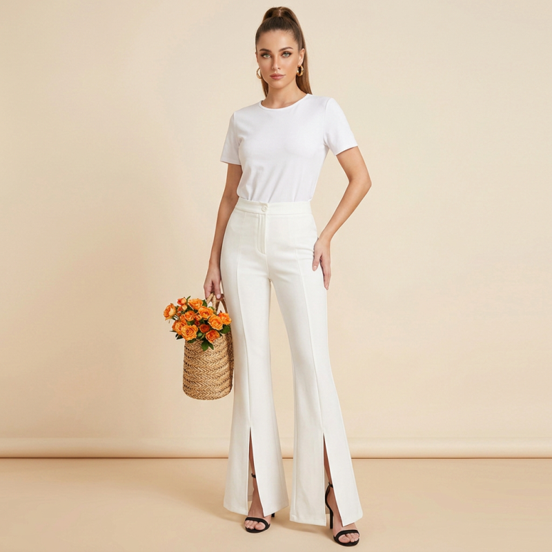 Flared Casual Pants