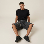 Splatter Paint Casual Denim Shorts
