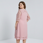 Casual Chiffon Patchwork Dress
