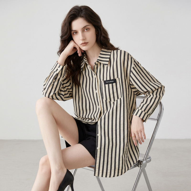 Loose Striped Shirt
